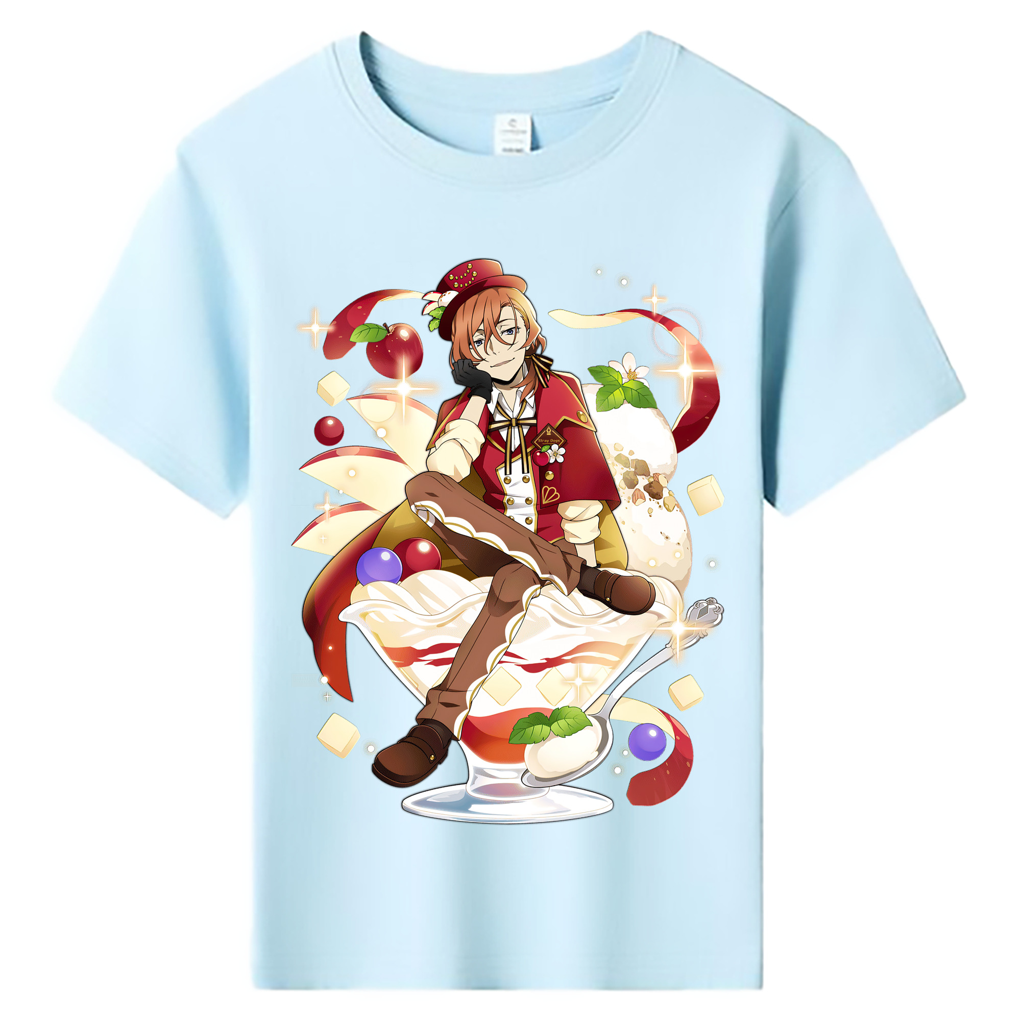 （画像用） 文豪ストレイドッグス Bungo Stray Dogs 綿100％キッズTシャツ（フロントプリント）